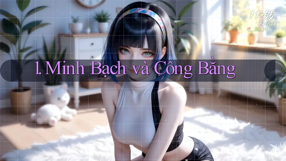 1. Minh Bạch và Công Bằng 1. Minh Bạch và Công Bằng