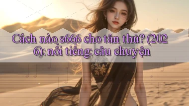 Cách nào s666 cho tân thủ (2026) nổi tiếng câu chuyện