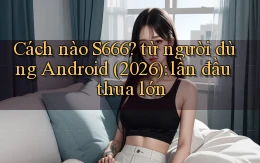 Cách nào S666 từ người dùng Android (2026) lần đầu thua lớn