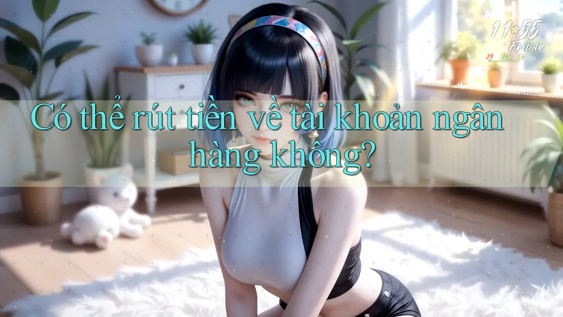 Có thể rút tiền về tài khoản ngân hàng không? Có thể rút tiền về tài khoản ngân hàng không?