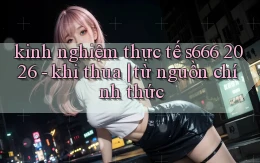 kinh nghiệm thực tế s666 2026   khi thua từ nguồn chính thức