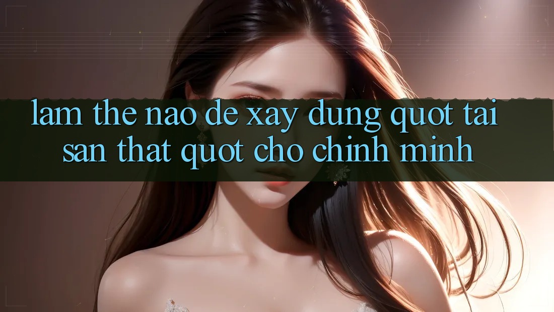 Làm thế nào để xây dựng " tài sản thật" cho chính mình? Làm thế nào để xây dựng " tài sản thật" cho chính mình?