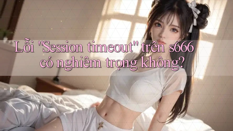 Lỗi “Session timeout” trên s666 có nghiêm trọng không? Lỗi “Session timeout” trên s666 có nghiêm trọng không?
