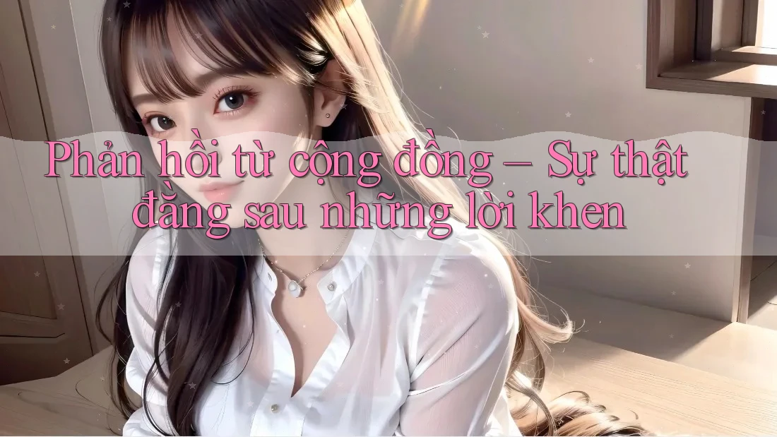 Phản hồi từ cộng đồng: Sự thật đằng sau những lời khen Phản hồi từ cộng đồng: Sự thật đằng sau những lời khen