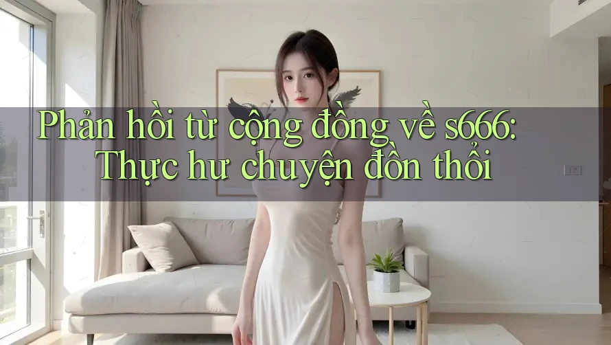 Phản hồi từ cộng đồng về s666: Thực hư chuyện đồn thổi Phản hồi từ cộng đồng về s666: Thực hư chuyện đồn thổi