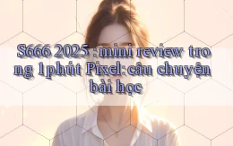 S666 2025 mini review trong 1 phút Pixel câu chuyện bài học