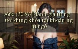 s666 (2026) đánh giá từ người dùng khóa tài khoản nghi ngờ