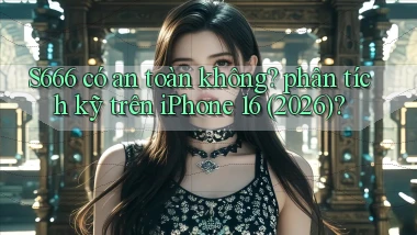 S666 có an toàn không phân tích kỹ trên iPhone 16 (2026)