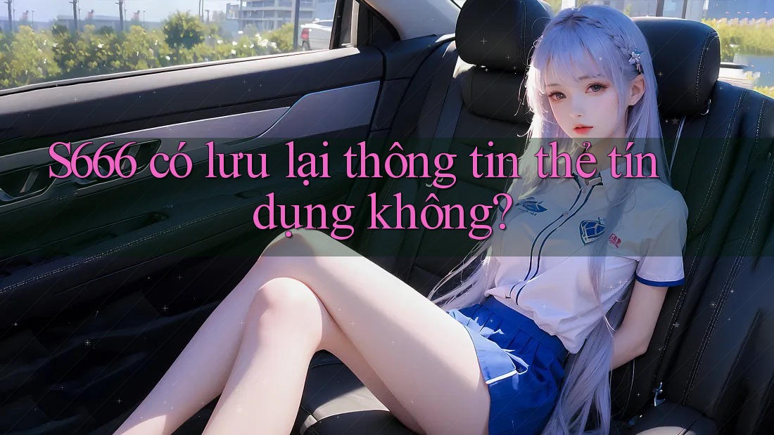 S666 có lưu lại thông tin thẻ tín dụng không?