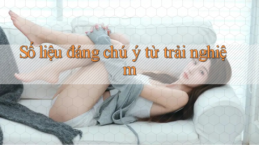Số liệu đáng chú ý từ trải nghiệm
