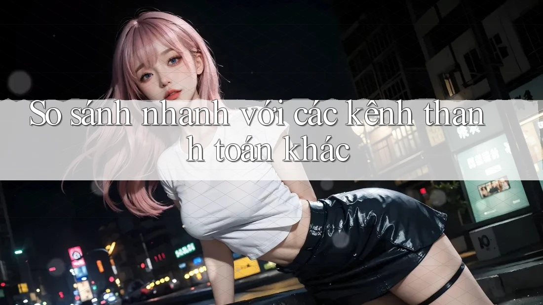 So sánh nhanh với các kênh thanh toán khác