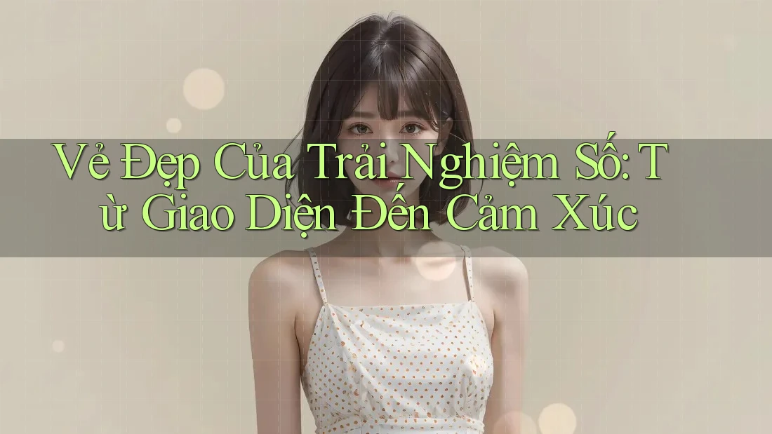 Vẻ Đẹp Của Trải Nghiệm Số: Từ Giao Diện Đến Cảm Xúc Vẻ Đẹp Của Trải Nghiệm Số: Từ Giao Diện Đến Cảm Xúc